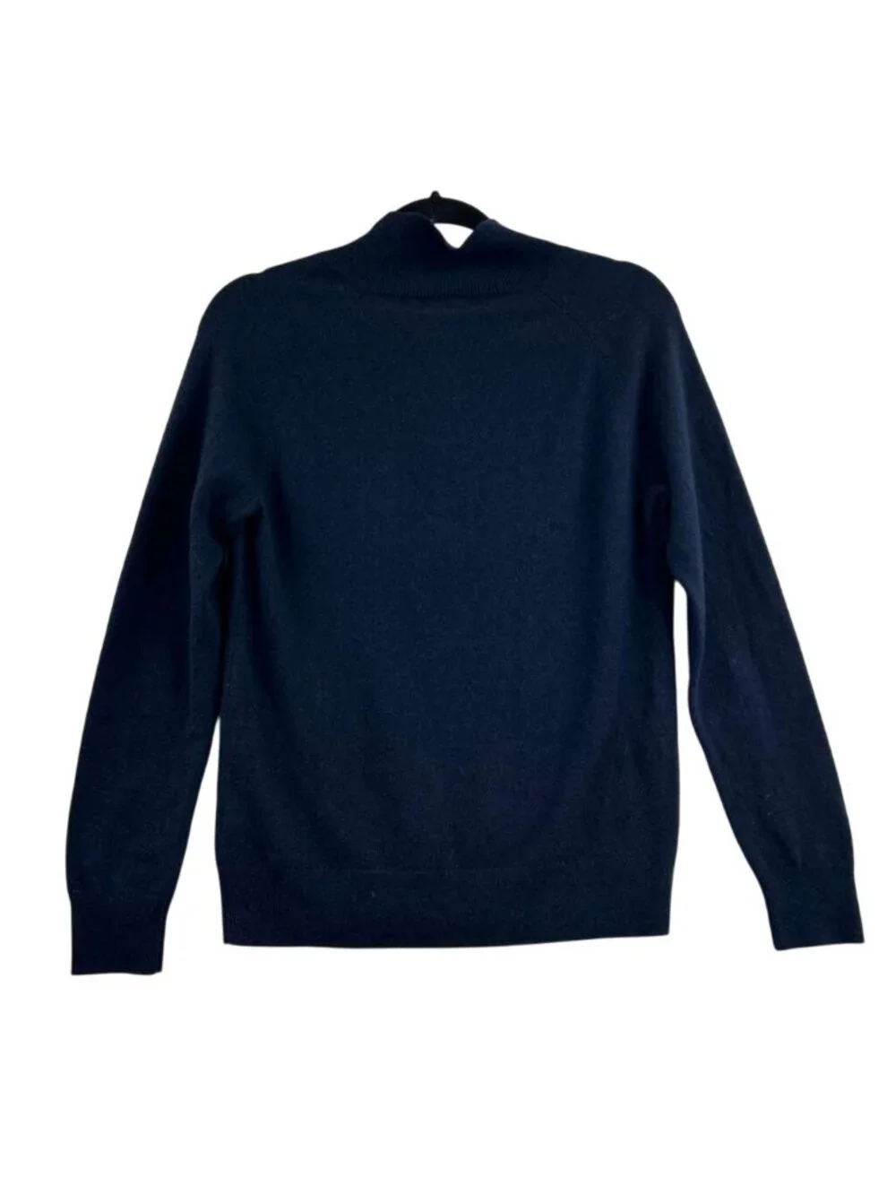 Crewcuts by J. Crew Sweater Youth Size 14 Blue 100% Cashmere 1/2 Zip Mock Neck
